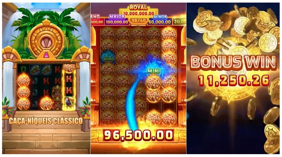 Tampilan game slot online dengan berbagai tema menarik dan bonus di herospin